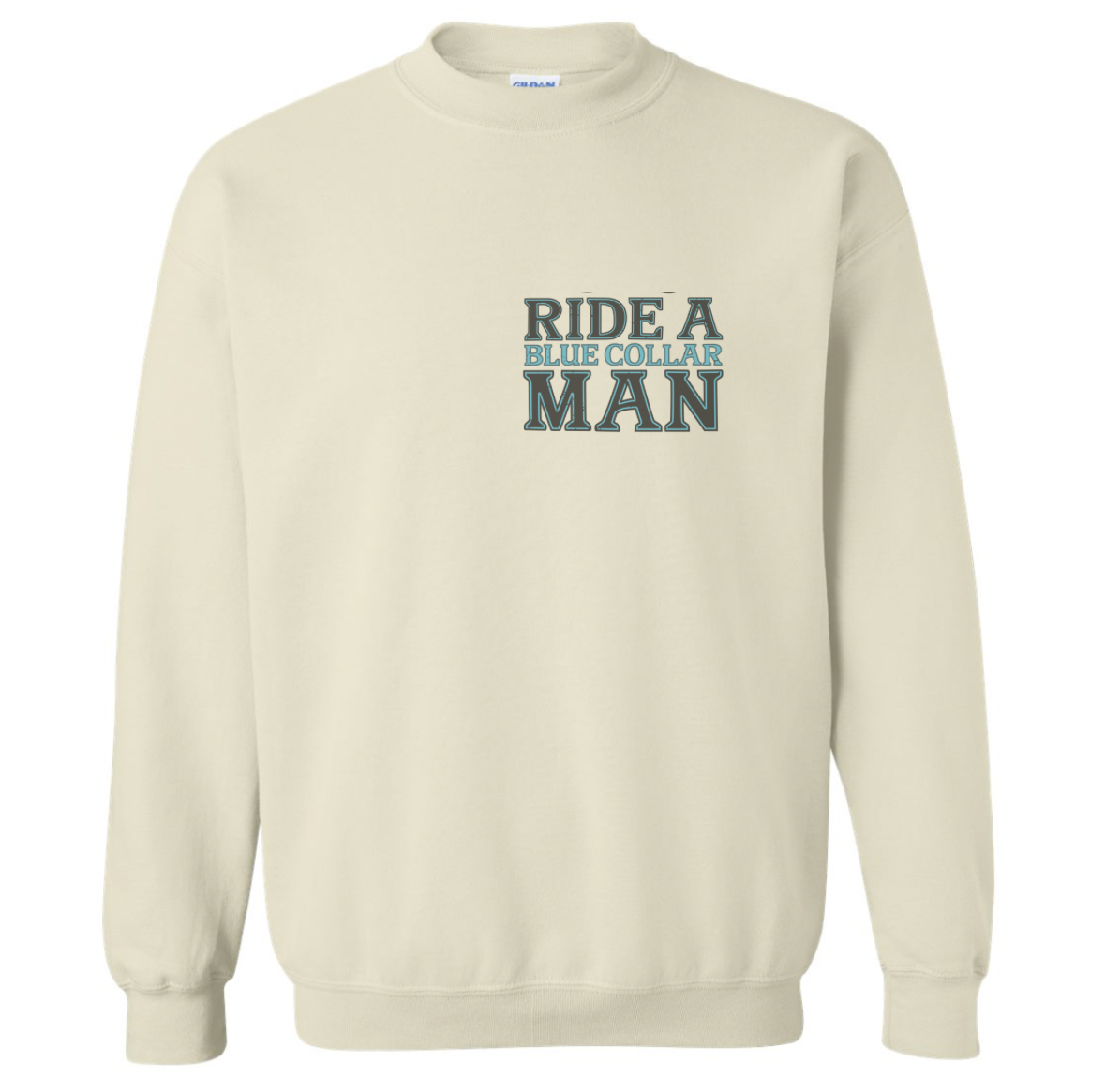 RIDE A BLUE COLLAR SWEATSHIRT