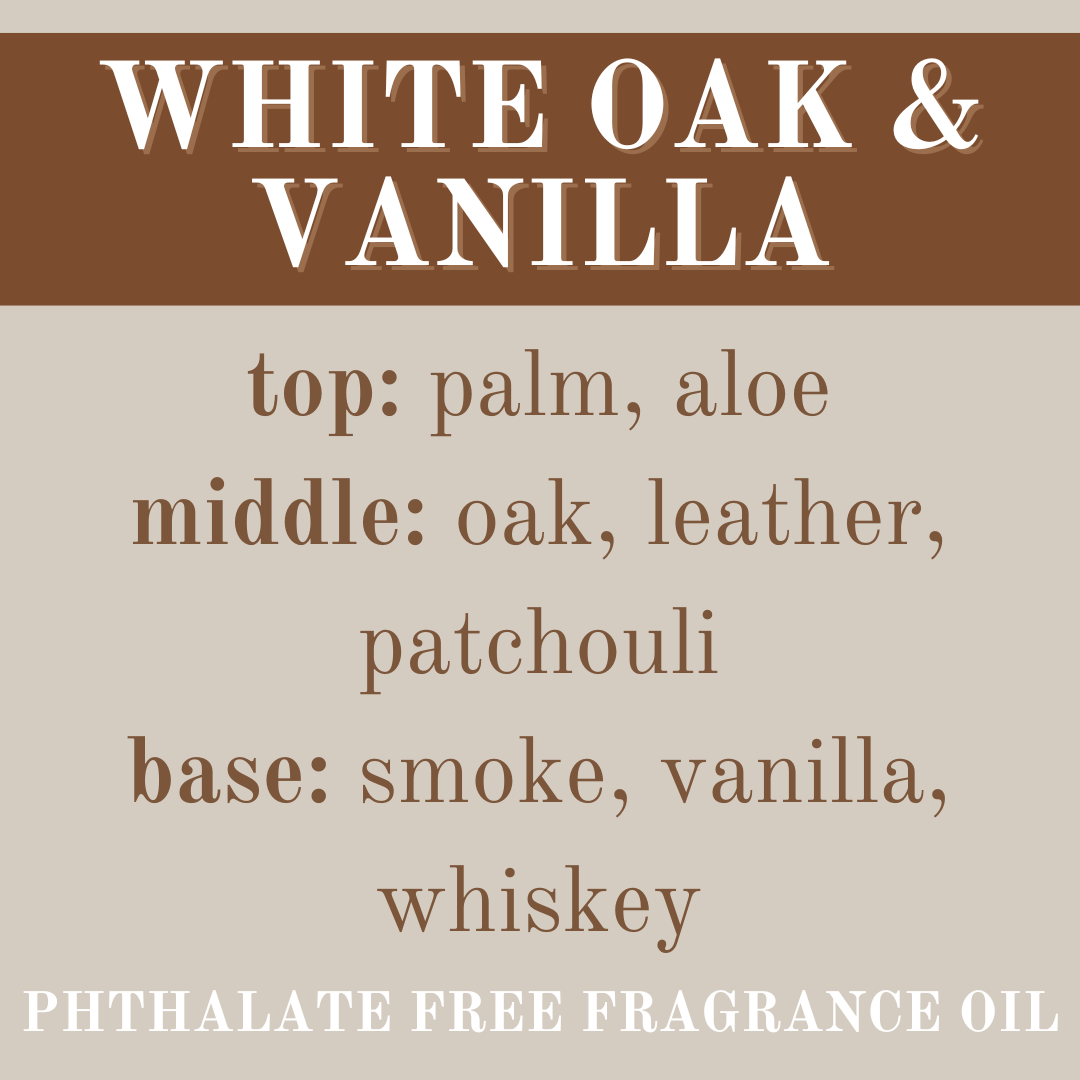WHITE OAK & VANILLA JUMBO WAX MELT