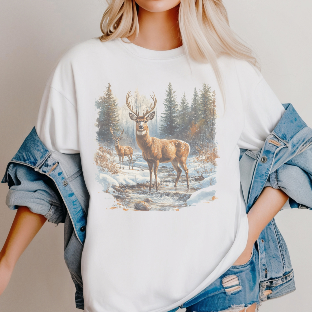 WINTER DEER TSHIRT