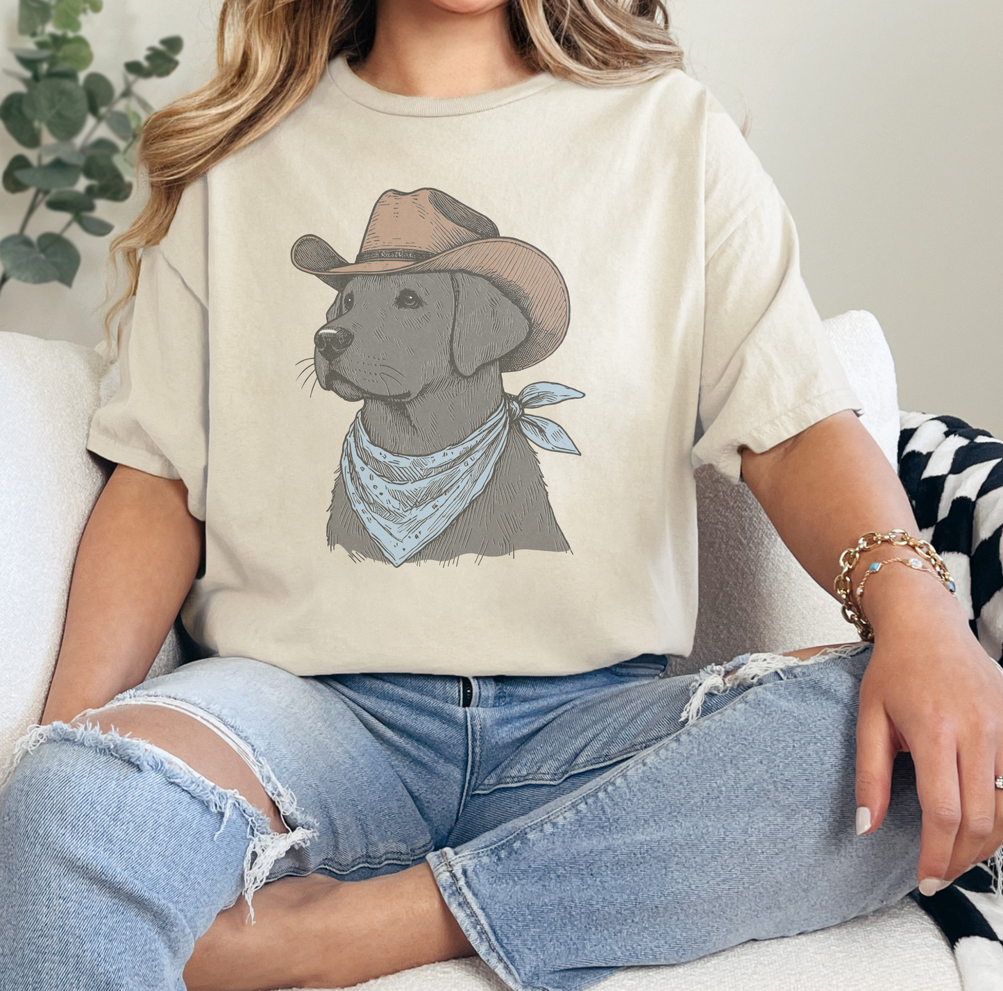HOWDY LAB TSHIRT (READ DESCRIPTION)