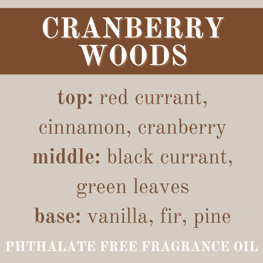 CRANBERRY WOODS JUMBO WAX MELT