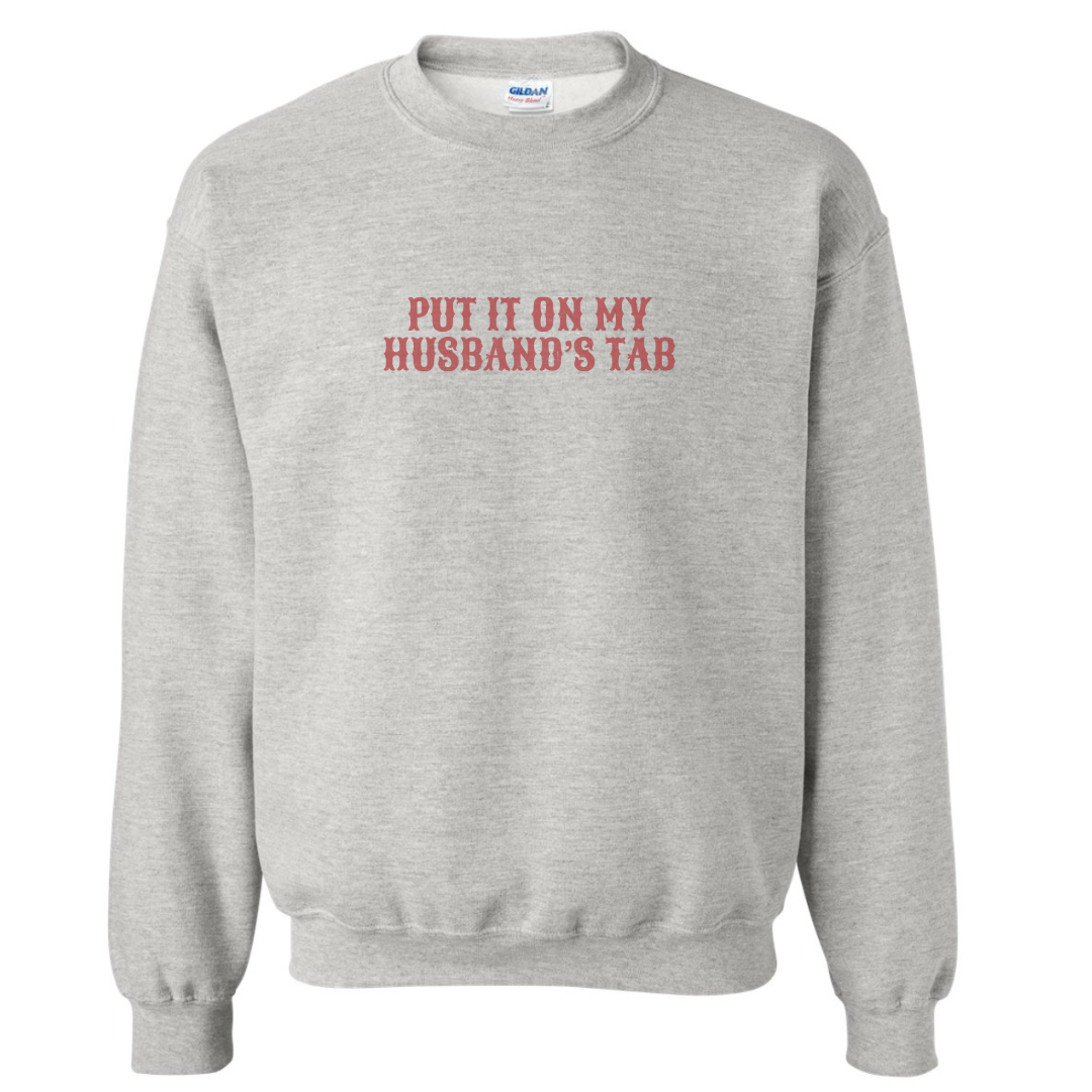 HUSBANDS TAB SWEATSHIRT (READ DESCRIPTION)