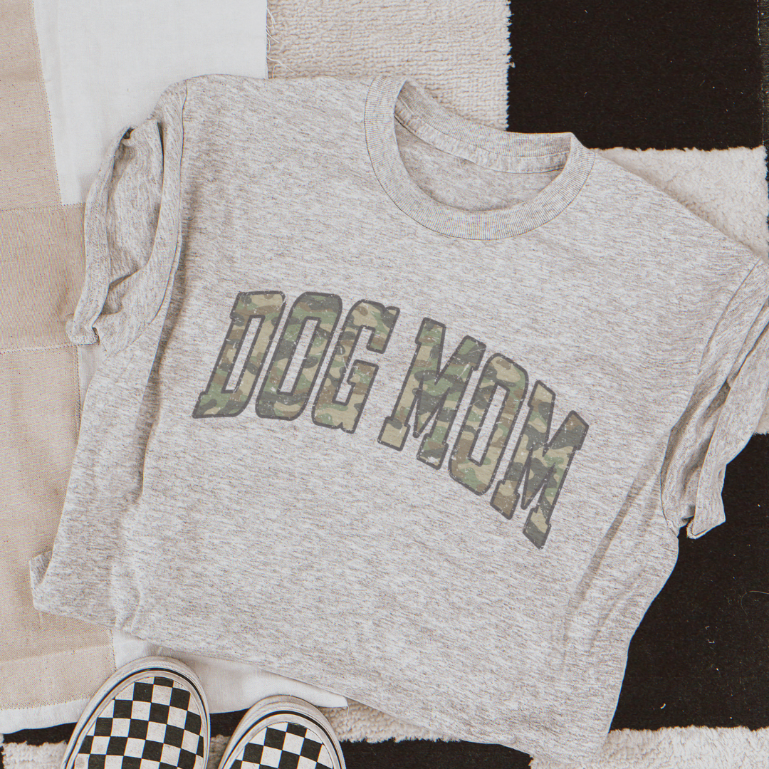 CAMO DOG MAMA TSHIRT (READ DESCRIPTION)