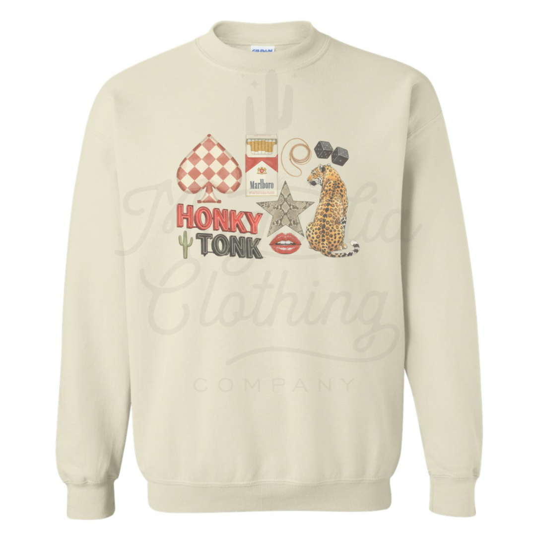 HONKY TONK COLLAGE SWEATSHIRT