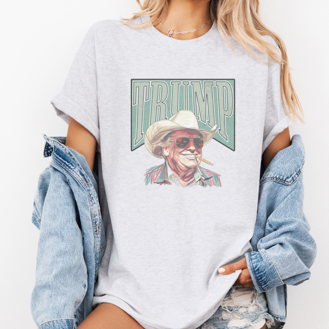 COWBOY TRUMP TSHIRT (READ DESCRIPTION)