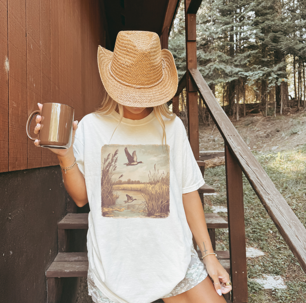 VINTAGE MALLARD POND TSHIRT