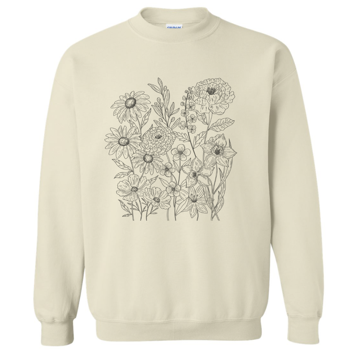 FLORAL SWEATSHIRT