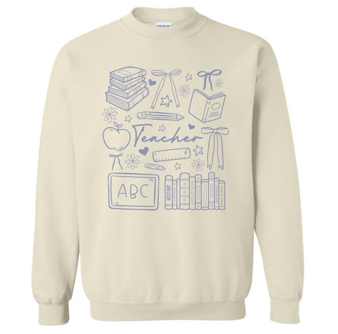TEACHER COLLAGE SWEATSHIRT
