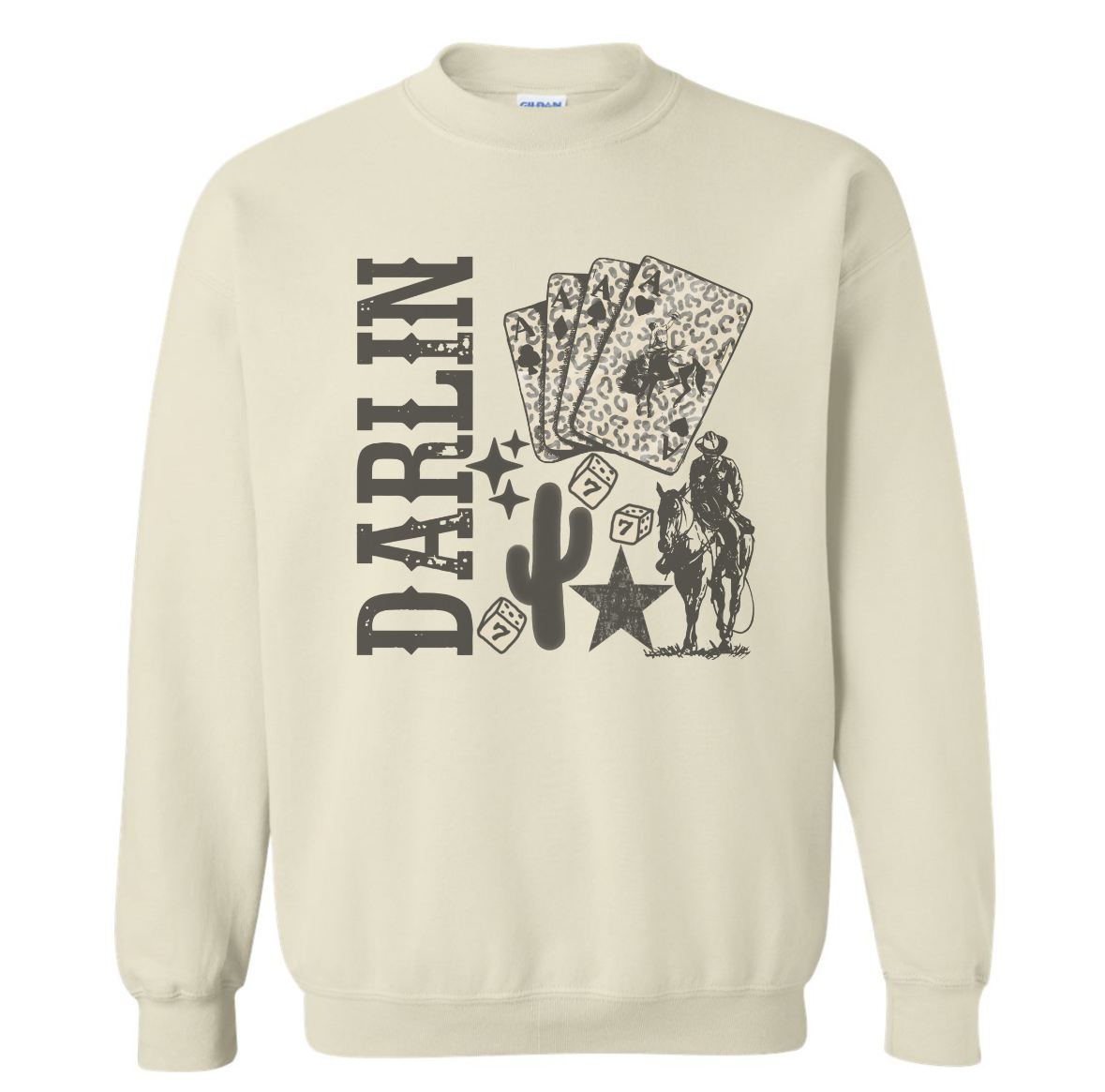 DARLIN' COLLAGE SWEATSHIRT