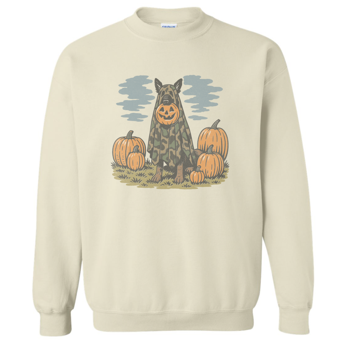 CAMO GHOST DOG SWEATSHIRT