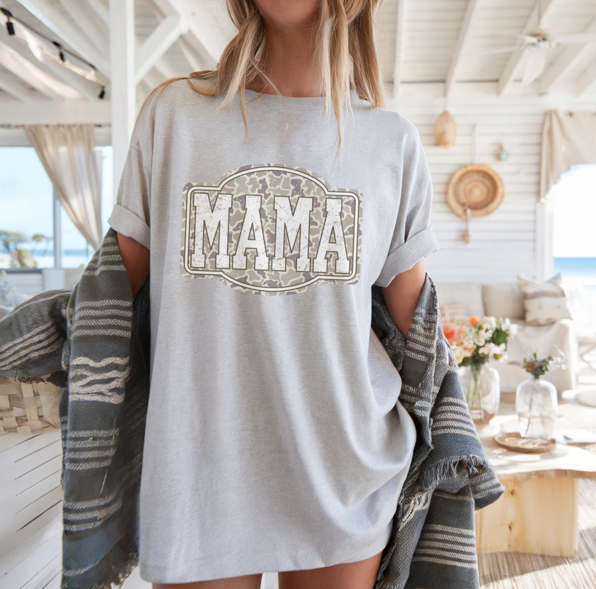 CAMO MAMA TSHIRT