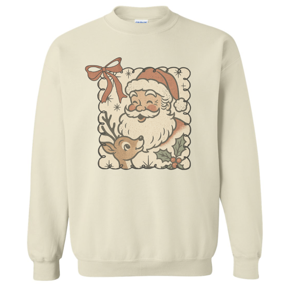 VINTAGE SANTA SWEATSHIRT