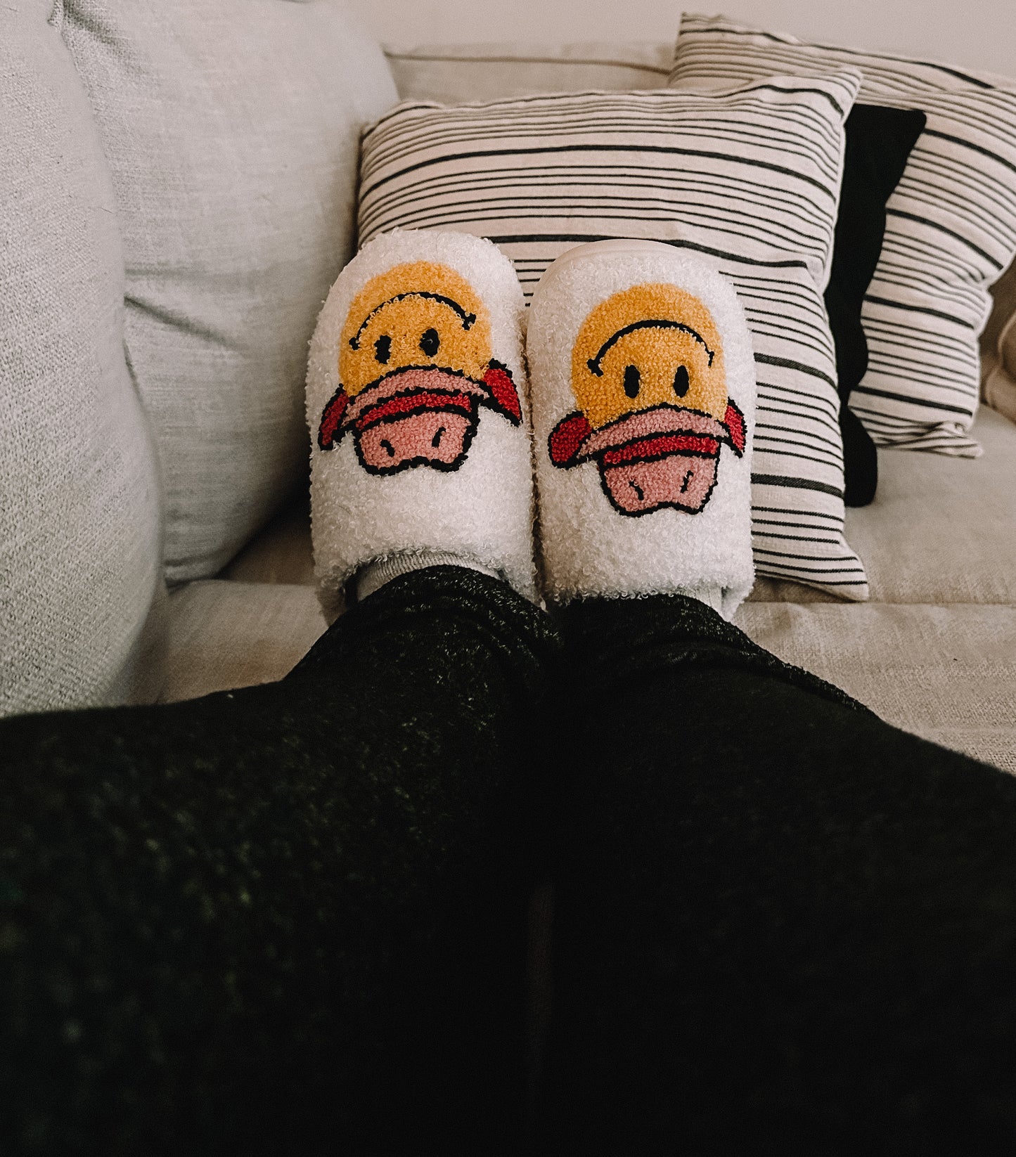 HAPPY COWGIRL SLIPPERS