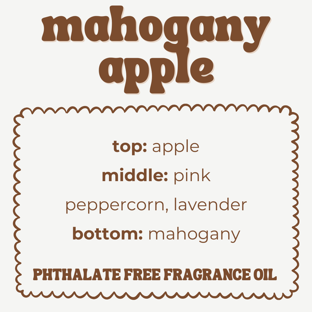 MAHOGANY APPLE JUMBO WAX MELT