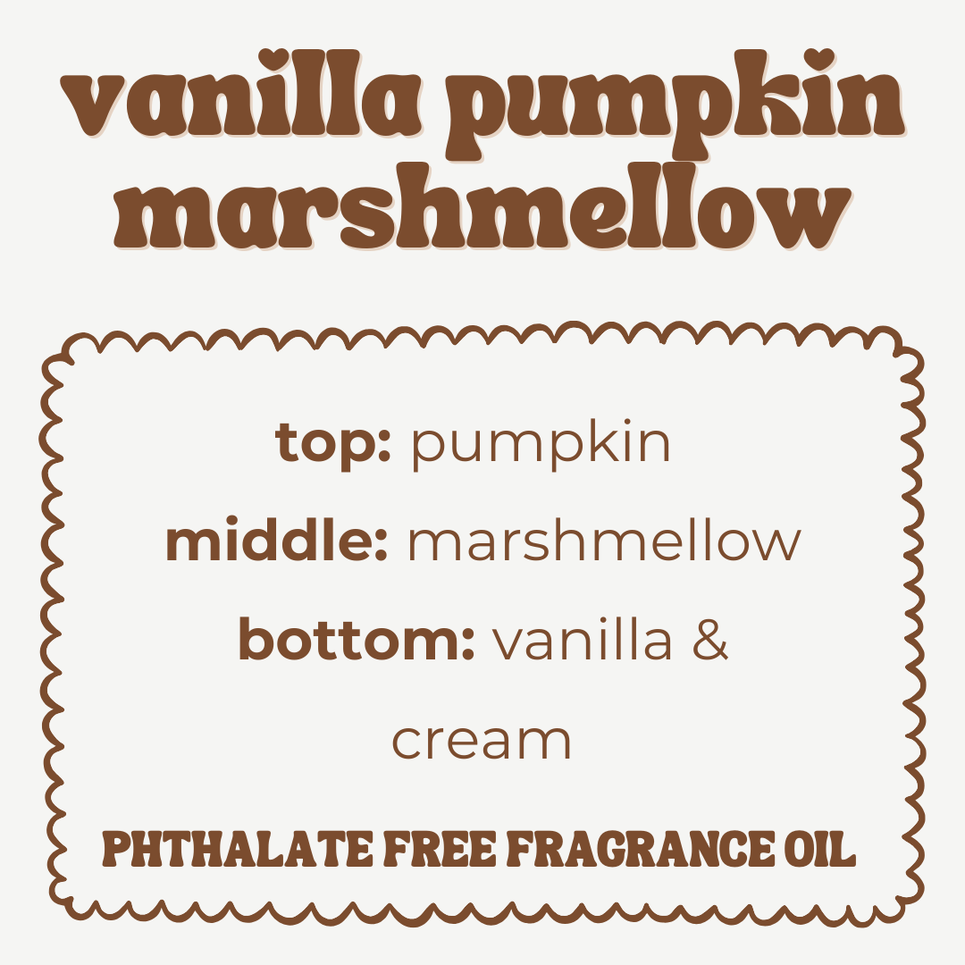 VANILLA PUMPKIN MARSHMELLOW JUMBO WAX MELT