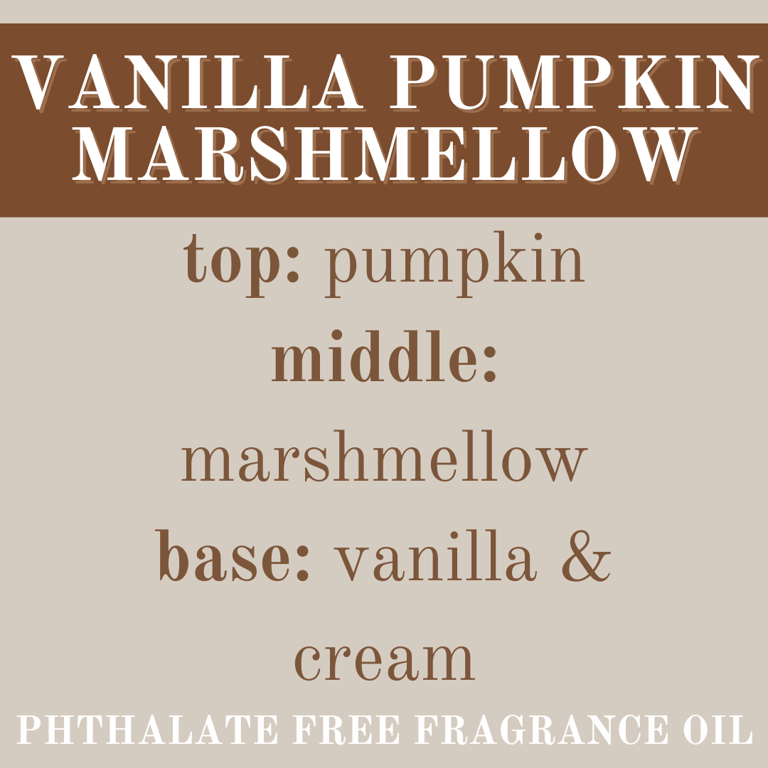 VANILLA PUMPKIN MARSHMELLOW JUMBO WAX MELT