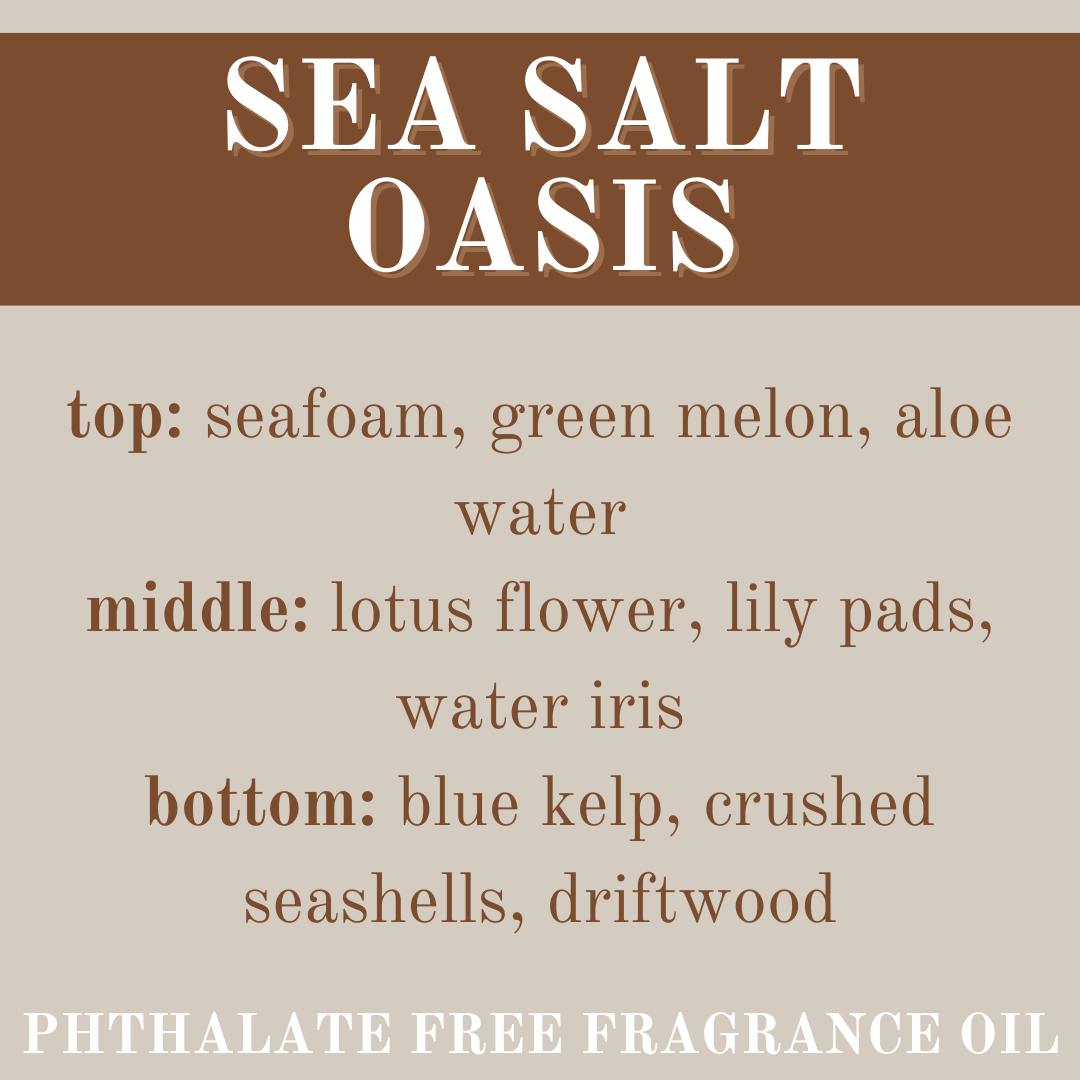 SEA SALT OASIS JUMBO WAX MELT