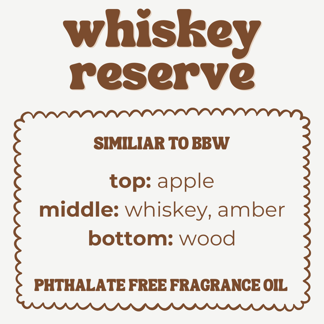 WHISKEY RESERVE JUMBO WAX MELT