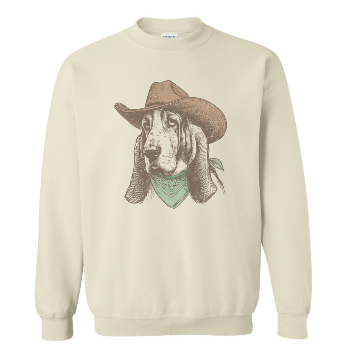HOWDY BASSET SWEATSHIRT (READ DESCRIPTION)