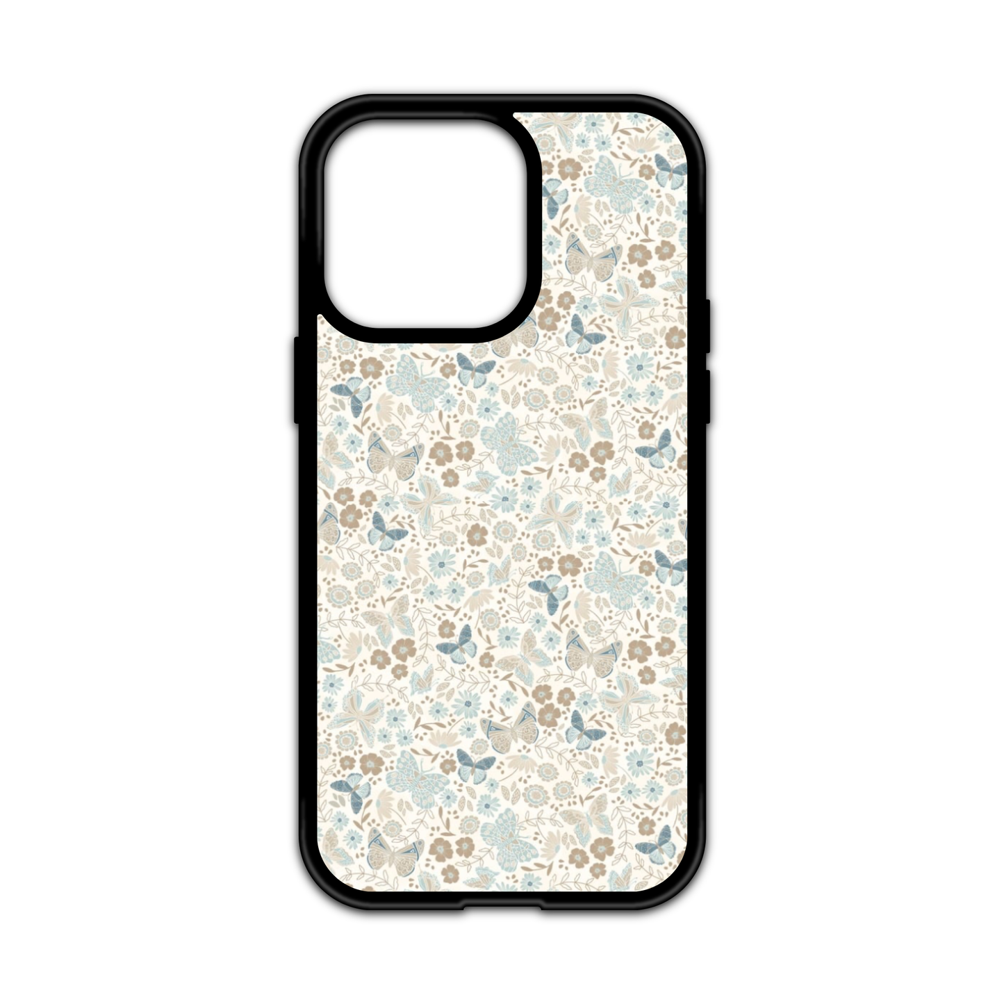 FLORAL BUTTERFLY IPHONE CASE
