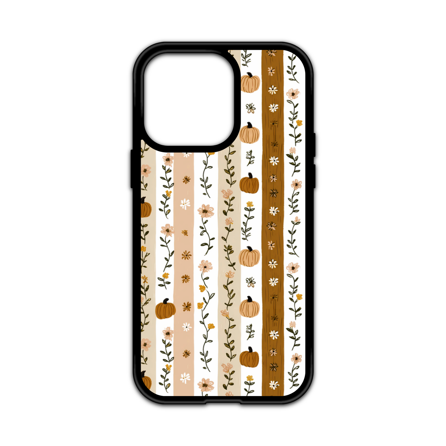 FLORAL & PUMPKIN IPHONE CASE