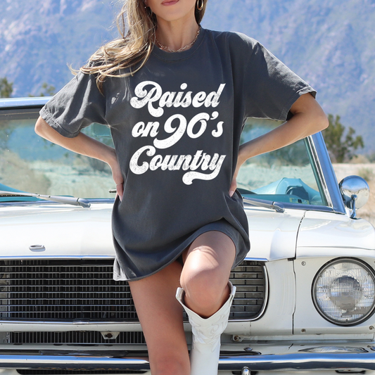 RAISED ON 90'S COUNTRY TSHIRT