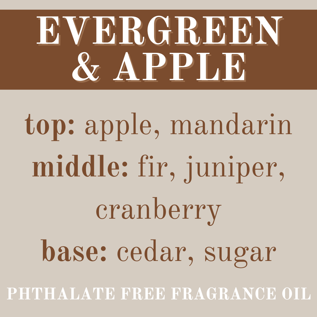 EVERGREEN & APPLE JUMBO WAX MELT