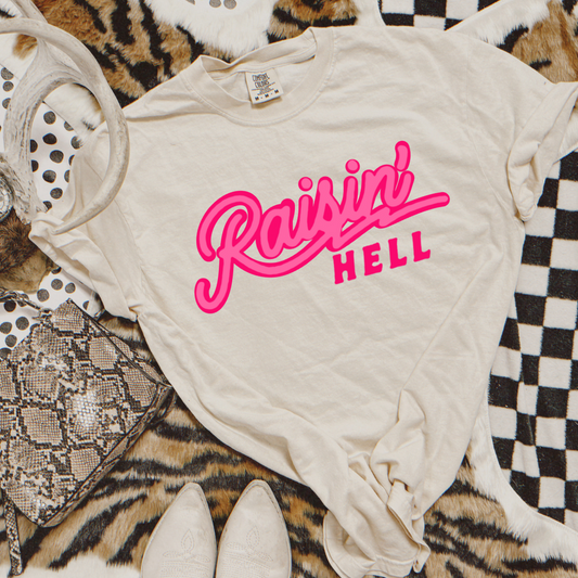 PINK RAISIN HELL TSHIRT