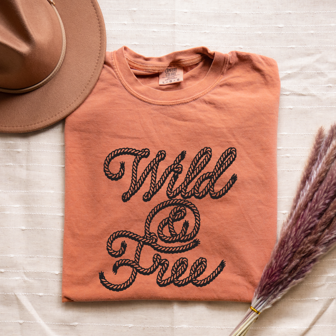 ROPE WILD & FREE TSHIRT