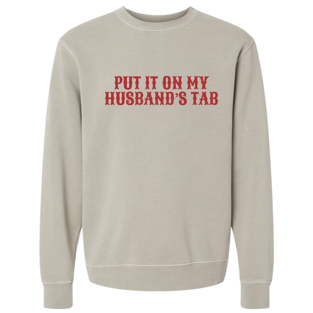 HUSBAND'S TAB SWEATSHIRT