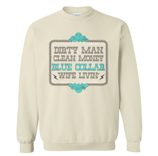 CLEAN MONEY SWEATSHIRT (READ DESCRIPTION)