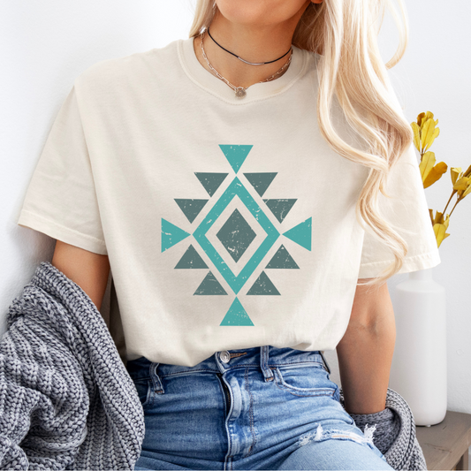 AZTEC TSHIRT (4 DIFFERENT COLOR PATTERNS)