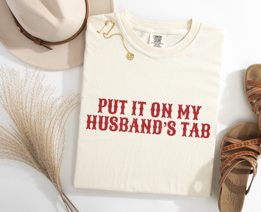 HUSBAND'S TAB TSHIRT