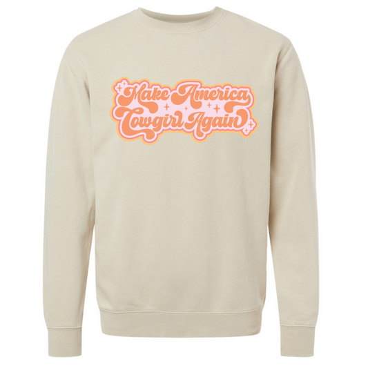 MAKE AMERICA COWGIRL AGAIN SWEATSHIRT