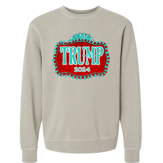 TURQUOISE PRES SWEATSHIRT