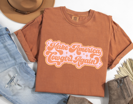 MAKE AMERICA COWGIRL AGAIN TSHIRT