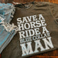 RIDE A BLUE COLLAR MAN TSHIRT