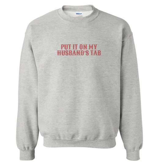 HUSBANDS TAB SWEATSHIRT (READ DESCRIPTION)