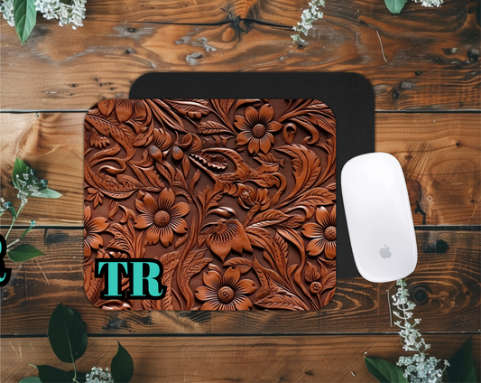 CUSTOM INITIAL MOUSE PAD