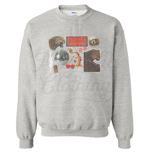 COYOTE COLLAGE SWEATSHIRT (READ DESCRIPTION)