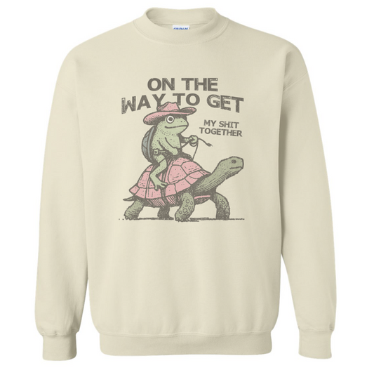 ON THE WAY SWEATSHIRT