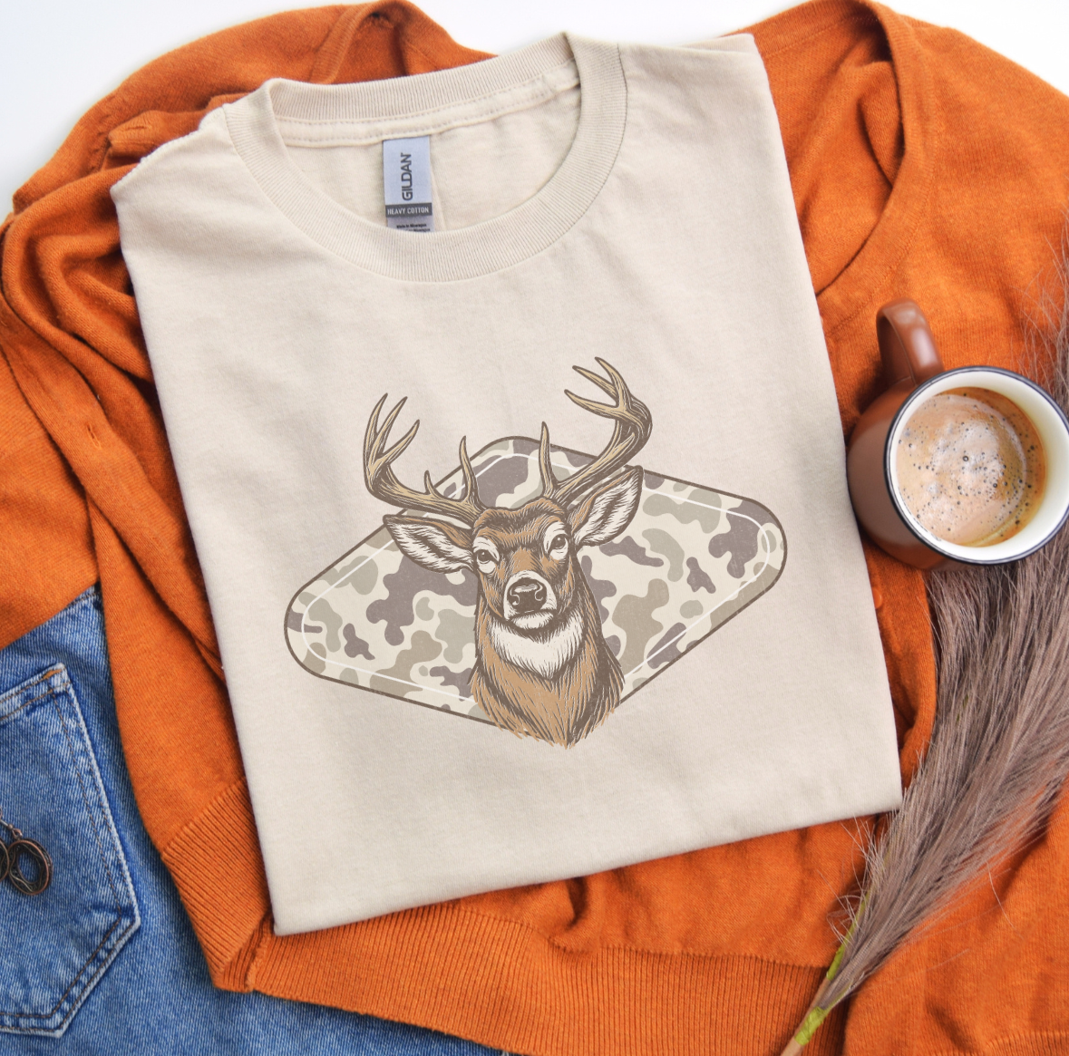 CAMO DEER TSHIRT