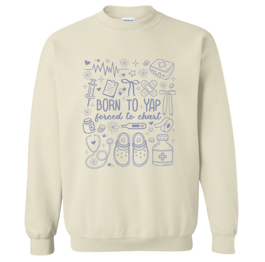 NURSE COLLAGE SWEATSHIRT