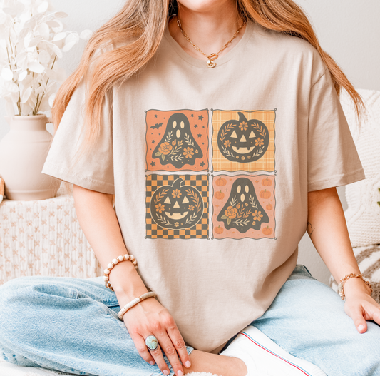GIRLY HALLOWEEN COLLAGE TSHIRT