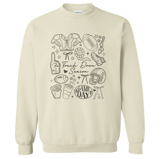 TOUCHDOWN SEASON SWEATSHIRT