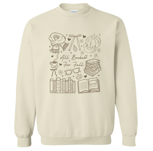 ALL BOOKED FOR FALL SWEATSHIRT