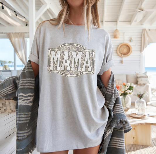 CAMO MAMA TSHIRT