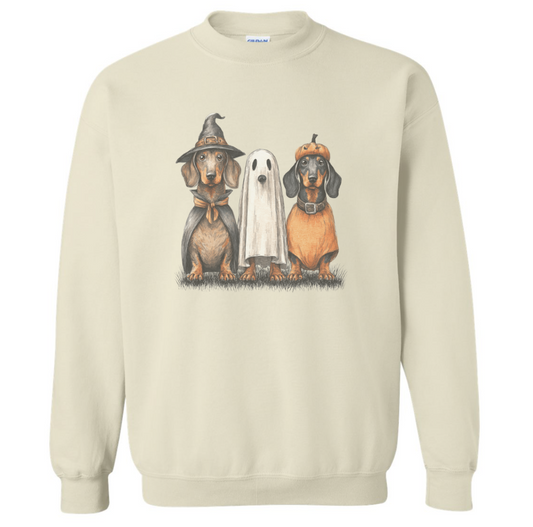 DACHSHUND GHOSTS SWEATSHIRT