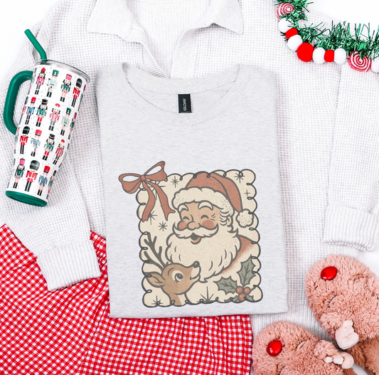 VINTAGE SANTA TSHIRT