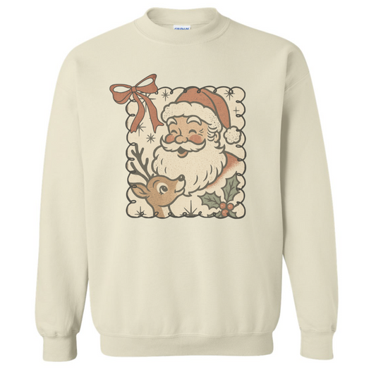 VINTAGE SANTA SWEATSHIRT